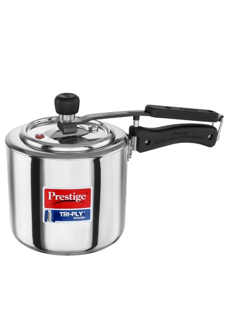 Prestige Triply Svachh Inner Lid Pressure Cooker | 3 L | 3.2 Qt | Induction Compatible - Indya