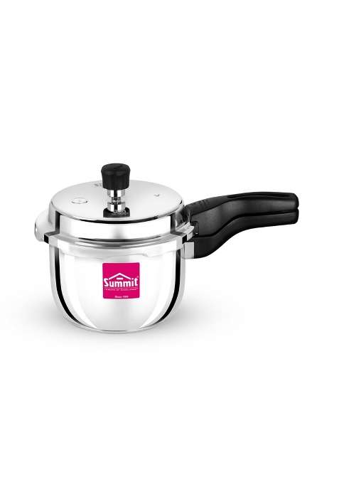 SUMMIT OuterLid Induction Base Triply Elite Stainless Steel Pressure Cooker | 1.5 L | 1.6 Qt