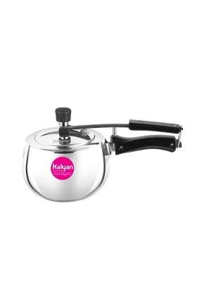 KALYAN Innerlid Belly Induction Base Megenta Series Triply Pressure Cooker | 3 L | 3.2 Qt