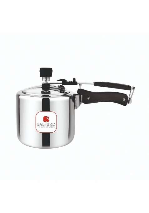 SALFORD S-3 Triply Inner Lid Pressure Cooker | 2 L | 2.1 Qt | Induction Compatible