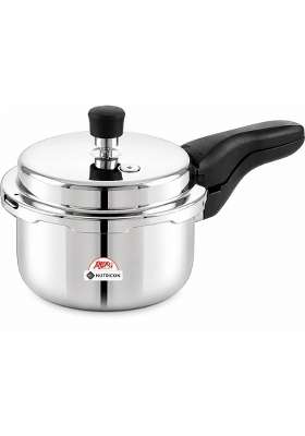 ANJALI Terra Triply Stainless Steel Pressure Cooker | 1.5 L | 1.6 Qt | Induction Compatible