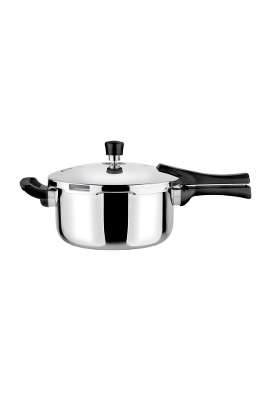 Prabha Stainless Steel Pressure Pan Outer Lid | 3.5 L | 3.7 Qt | Induction Compatible | Tri-Ply