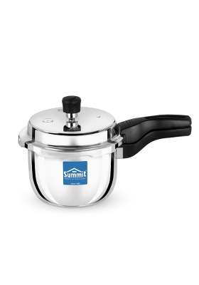 SUMMIT OuterLid Triply Induction Elite Stainless Steel Preesure Cooker | 3 L | 3.2 Qt