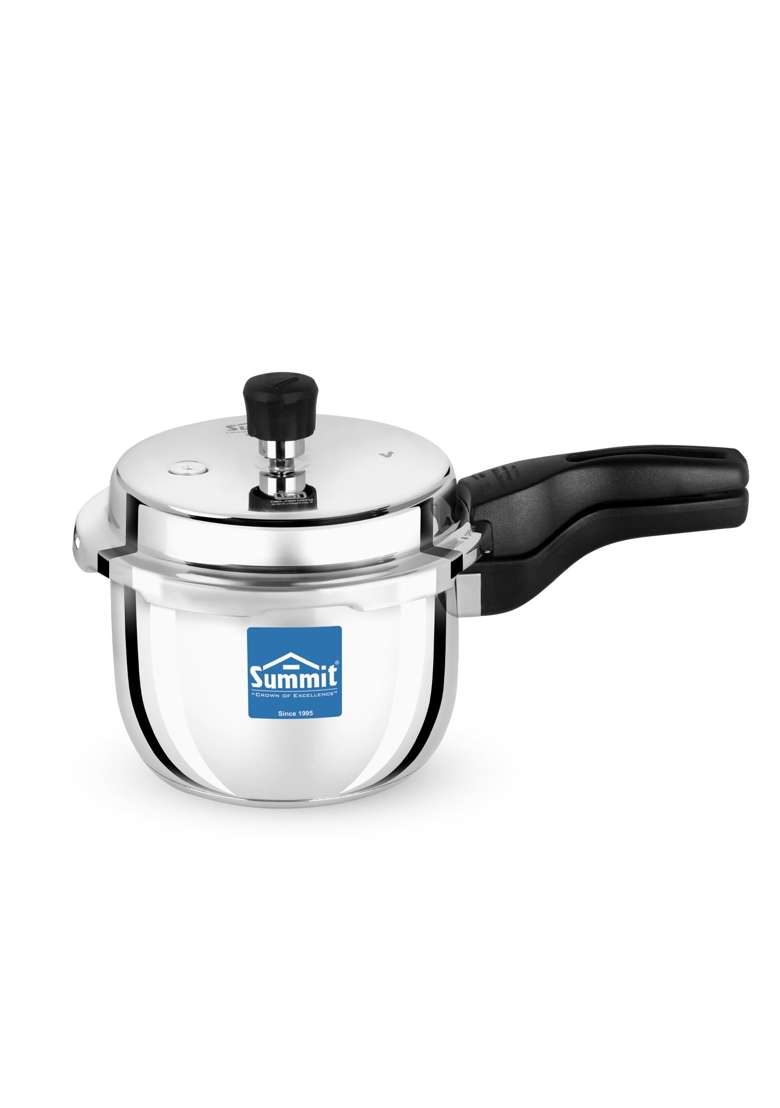 SUMMIT OuterLid Triply Induction Elite Stainless Steel Preesure Cooker | 3 L | 3.2 Qt - Indya