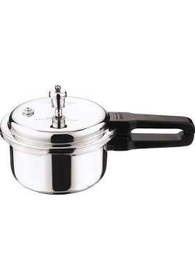 Vinod 1St Stainless Steel Triply Cooker | 2 L | 2.1 Qt