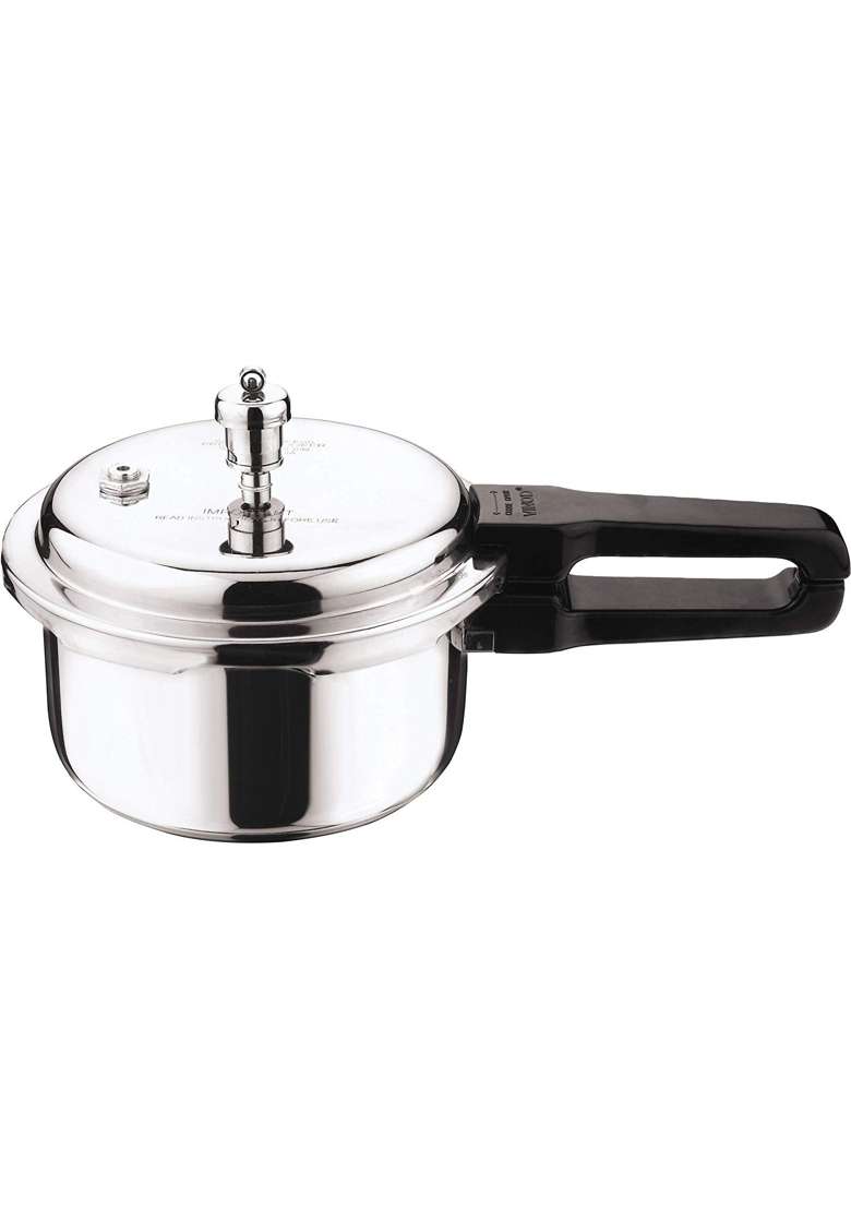 Vinod 1St Stainless Steel Triply Cooker | 2 L | 2.1 Qt - Indya