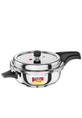 Prestige Deluxe Alpha Svachh Stainless Steel Pressure Cooker | 4 L | 4.2 Qt
