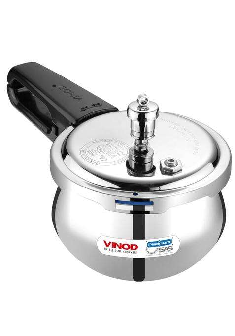 Vinod Splendid Plus Stainless Steel Pressure Cooker Outer Lid | 1.5 L | 1.6 Qt | Induction Compatible
