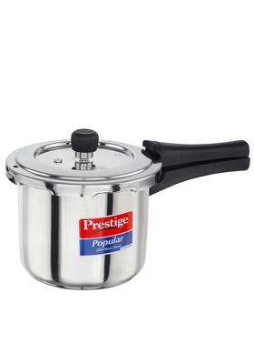 Prestige Stainless Steel Popular Svachh Outerlid Pressure Cooker | 3 L | 3.2 Qt | Induction Compatible