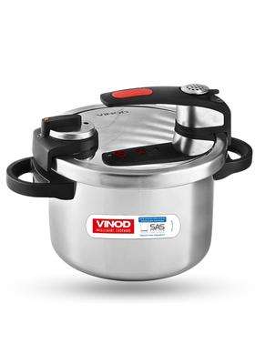Vinod Stainless Steel Nutrimax Pressure Cooker | 3.5 L | 3.7 Qt | Induction Compatible