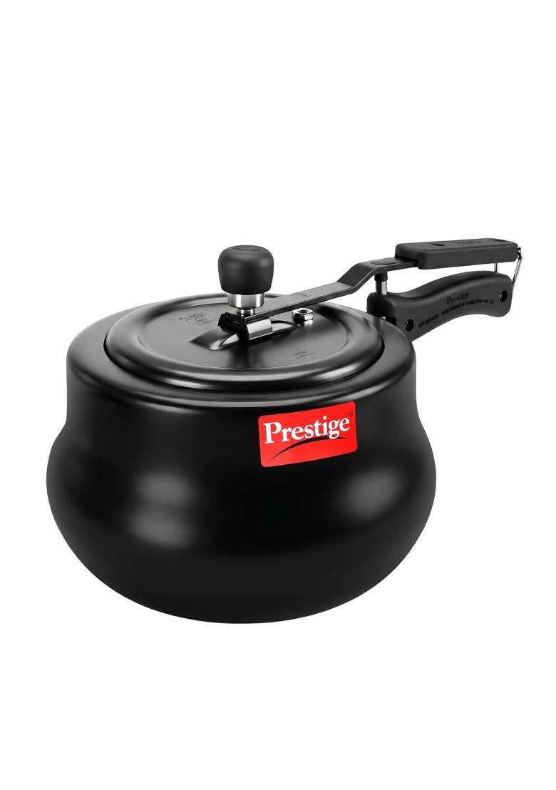Prestige Hard Anodized Nakshatra Plus Inner Lid Pressure Cooker | 3 L | 3.2 Qt | Induction Compatible - Indya