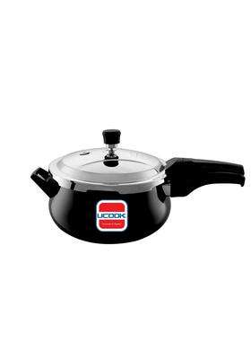 UCOOK By United Ekta Group Big Belly-O-Twin Induction Compatible Hard Anodised Outer | 5.5 L | 5.8 Qt | With Lid