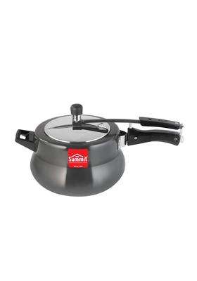 SUMMIT Inner Lid Handi Cooking Pot Induction Base Hard Anodised Pressure Cooker | 5.5 L | 5.8 Qt