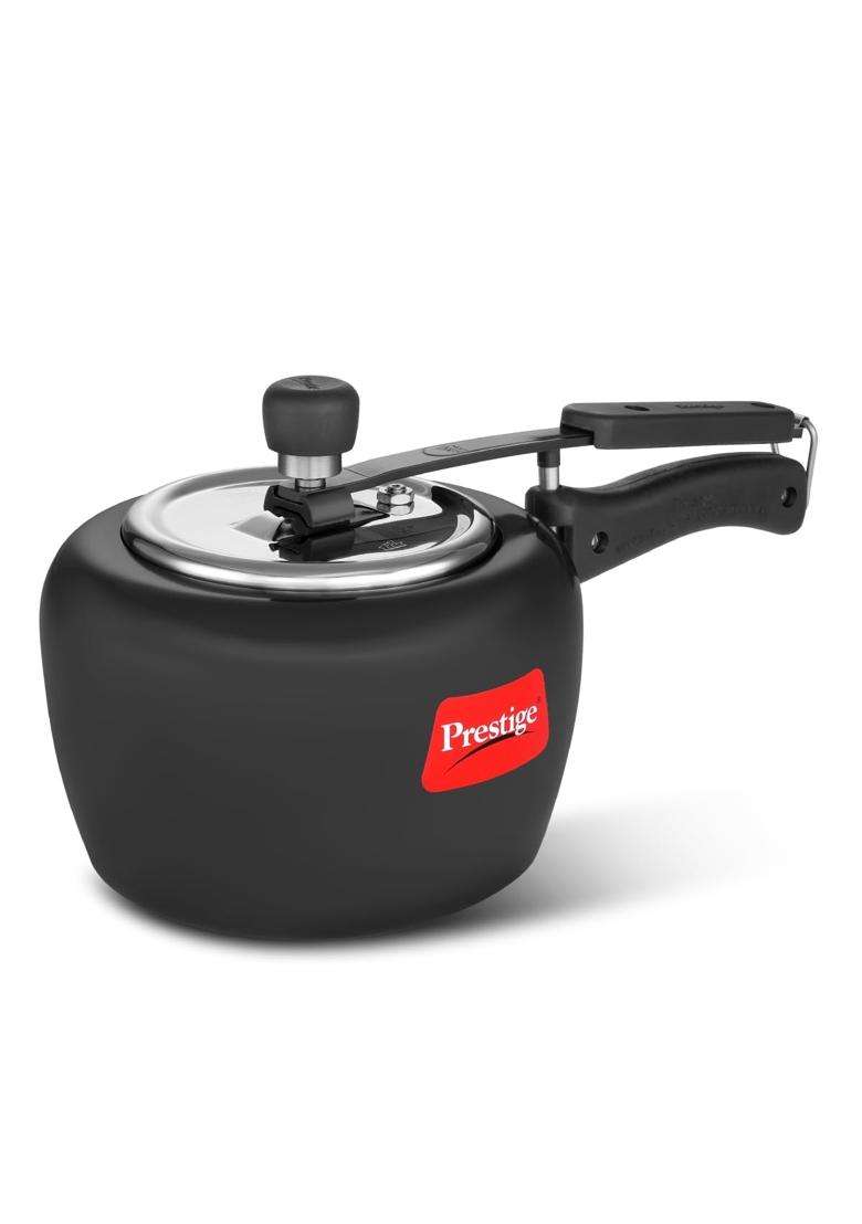 Prestige Hard Anodised Apple Duo Plus Svachh Pressure Cooker | 3 L | 3.2 Qt | Induction Compatible - Indya
