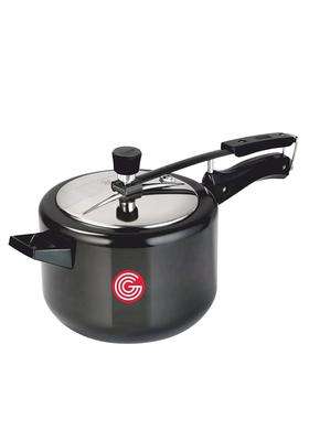 GLOBE Brio Hard Anodised Inner Lid Induction Base Pressure Cooker | 5 L | 5.3 Qt