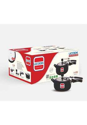 UCOOK By United Ekta Group Royale Duo Hard Anodised Aluminium Inner Lid Induction | 5 L | 5.3 Qt