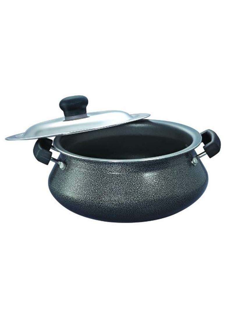 Prestige Svachh Nakshatra Plus Hard Aluminium Anodised Pressure Handi Cooking Pot | 5 L | 5.3 Qt | With Lid - Indya