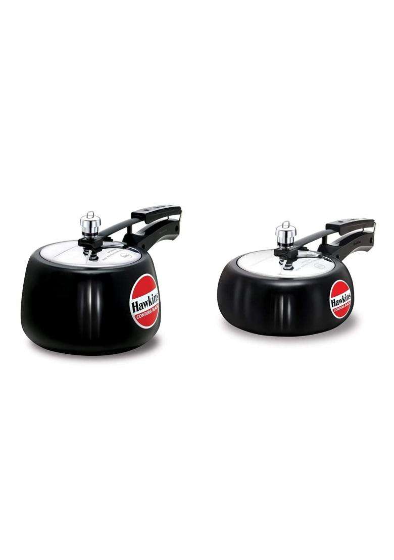 Hawkins Contura Hard Anodised Aluminium Pressure Cooker | 3 L | 3.2 Qt - Indya