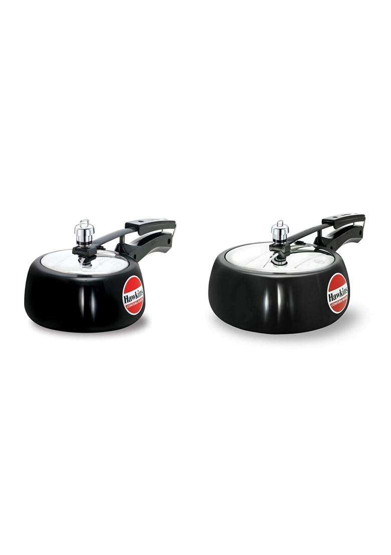 Hawkins Contura Hard Anodised Aluminium Pressure Cooker | 1.5 L | 1.6 Qt - Indya