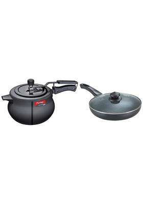 Prestige Svachh Nakshatra Plus Hard Anodised Aluminium Inner Lid Pressure Handi Cooking Pot | 5 L | 5.3 Qt | 26 cm | 10.2 Inch