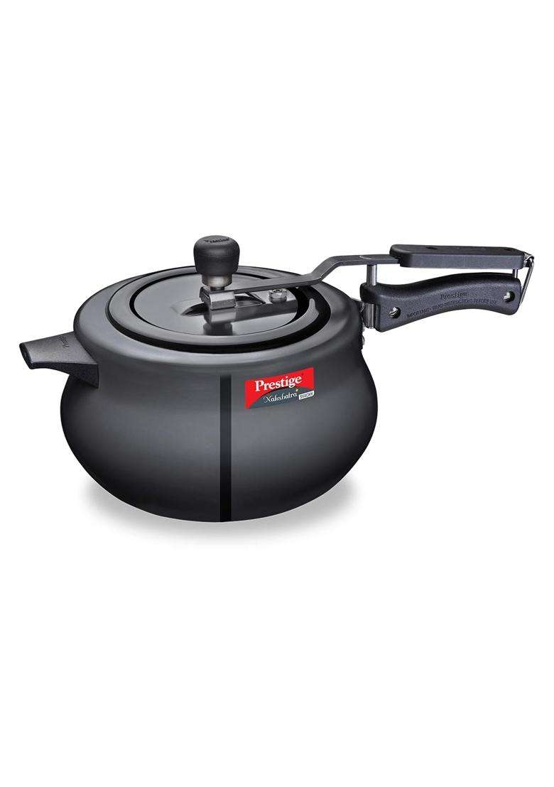 Prestige Svachh Nakshatra Plus Hard Anodised Aluminium Inner Lid Pressure Handi Cooking Pot | 5 L | 5.3 Qt | 26 cm | 10.2 Inch - Indya