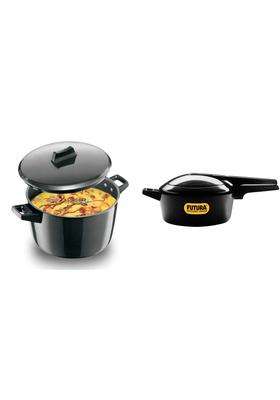 Hawkins Futura Hard Anodised Cook-N-Serve Bowl | 5 L | 5.3 Qt