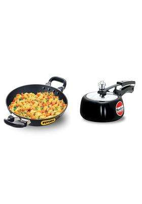 Hawkins Futura Nonstick Deep-Fry Pan | 1.5 L | 1.6 Qt | 22 cm | 8.7 Inch