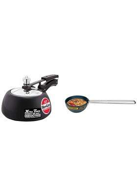 Hawkins Contura Black Xt Induction Compatible Hard Anodised Inner Lid Pressure Cooker | 2 L | 2.1 Qt