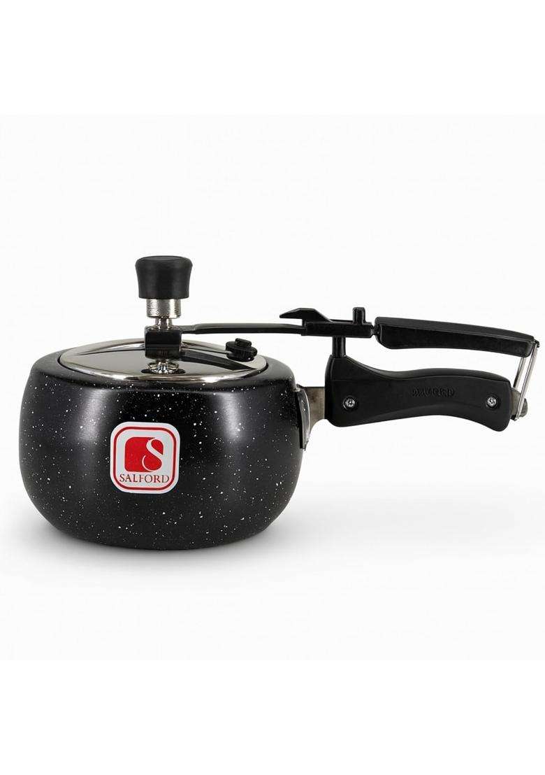 SALFORD Ceramic Pressure Cooker | 3 L | 3.2 Qt | Induction Compatible | Non-Toxic - Indya