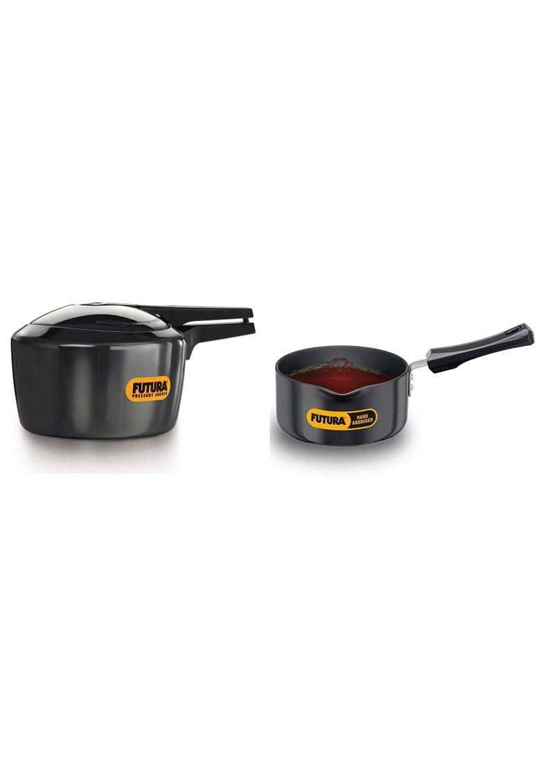 Hawkins - F40 Futura Hard Anodised Pressure Cooker | 3 L | 3.2 Qt - Indya