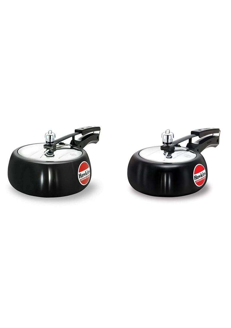 Hawkins Contura Hard Anodised Aluminium Pressure Cooker | 3.5 L | 3.7 Qt - Indya