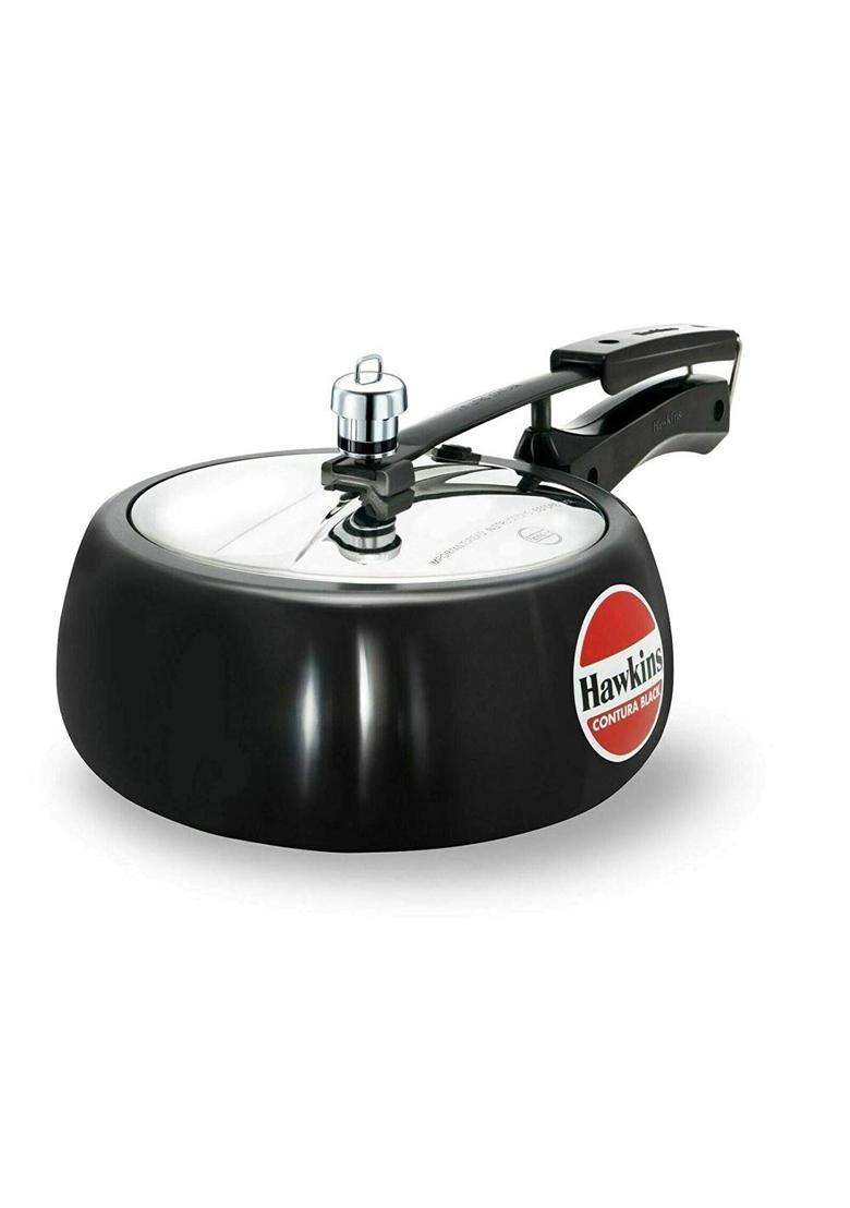 Hawkins Contura Hard Anodised Aluminium Pressure Cooker | 3.5 L | 3.7 Qt | 28 cm | 11 Inch - Indya