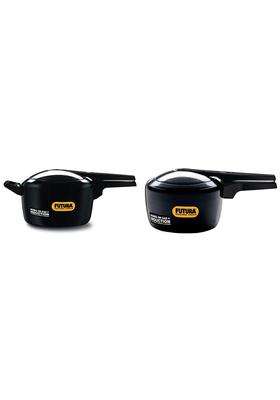 Hawkins - If50 Futura Hard Anodised Induction Compatible Pressure Cooker | 5 L | 5.3 Qt