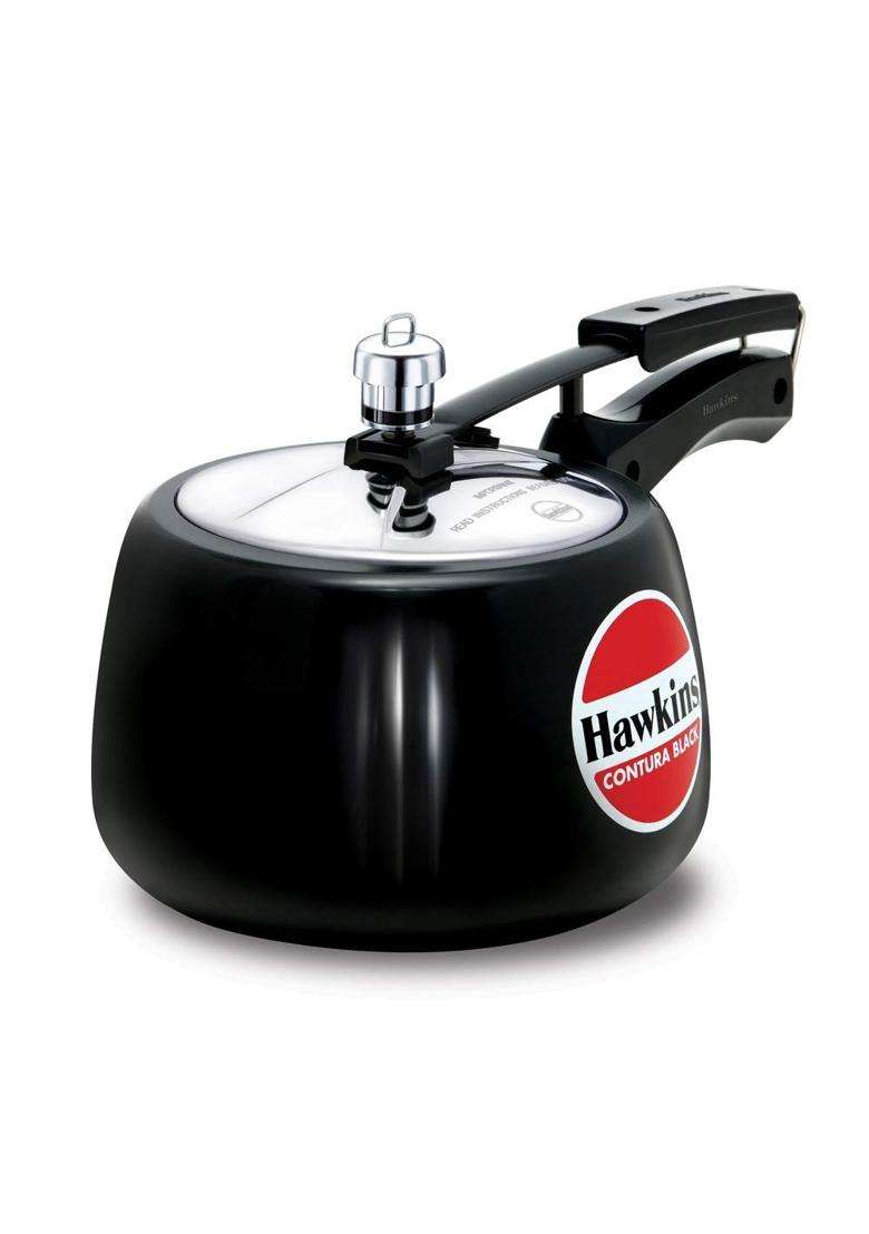 Hawkins Contura Hard Anodised Aluminium Pressure Cooker | 3 L | 3.2 Qt - Indya