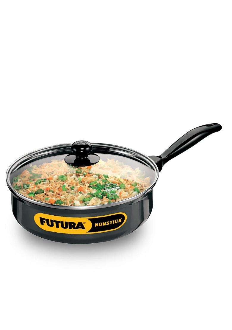 Hawkins Futura Hard Anodised Alumnium Inner Lid Pressure Cooker | 5 L | 5.3 Qt | Non-Stick - Indya