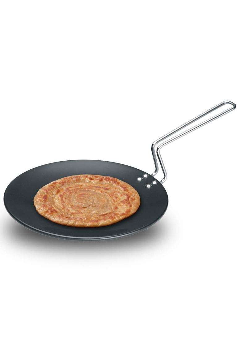 Hawkins Aluminium Futura Hard Anodised Tawa Flat Griddle | 3 L | 3.2 Qt | 26 cm | 10.2 Inch - Indya