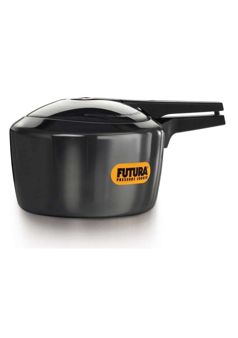 Hawkins Futura Hard Anodised Pressure Cooker | 3 L | 3.2 Qt | 12 cm | 4.7 Inch - Indya