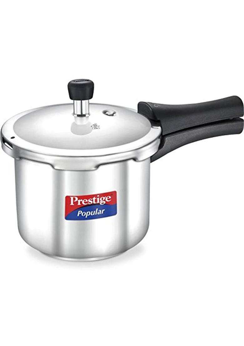 Prestige Popular Stainless Steel Pressure Cooker | 3 L | 3.2 Qt - Indya