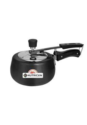 ANJALI Hard Anodised Pressure Cooker with Inner Lid | 1.5 L | 1.6 Qt | Induction Compatible