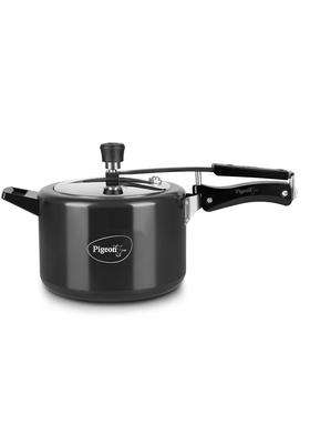Pigeon By Stovekraft Titanium Induction Base Inner Lid Hard Anodised Aluminium | 5 L | 5.3 Qt