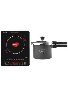 Pigeon By Stovekraft ABS Plastic Acer Plus Induction Cooktop 1800 Watts with Feather | 3 L | 3.2 Qt