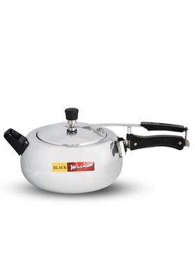 Black Magnum White Series Handi Cooking Pot Pressure Cooker Induction Compatible Model No | 5 L | 5.3 Qt