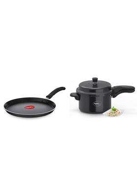 Pigeon By Stovekraft Special Non-Stick Aluminium Flat Tawa Flat Griddle | 5 L | 5.3 Qt | 27 cm | 10.6 Inch