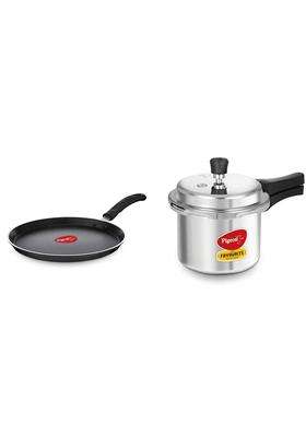 Pigeon By Stovekraft Favourite Outer Lid Non Induction Aluminium Pressure Cooker | 3 L | 3.2 Qt | Non-Stick