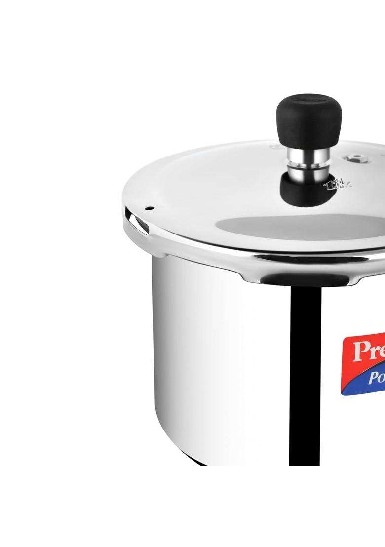 Prestige Popular Stainless Steel Outer Lid Pressure Cooker | 3 L | 3.2 Qt | Non-Stick - Indya
