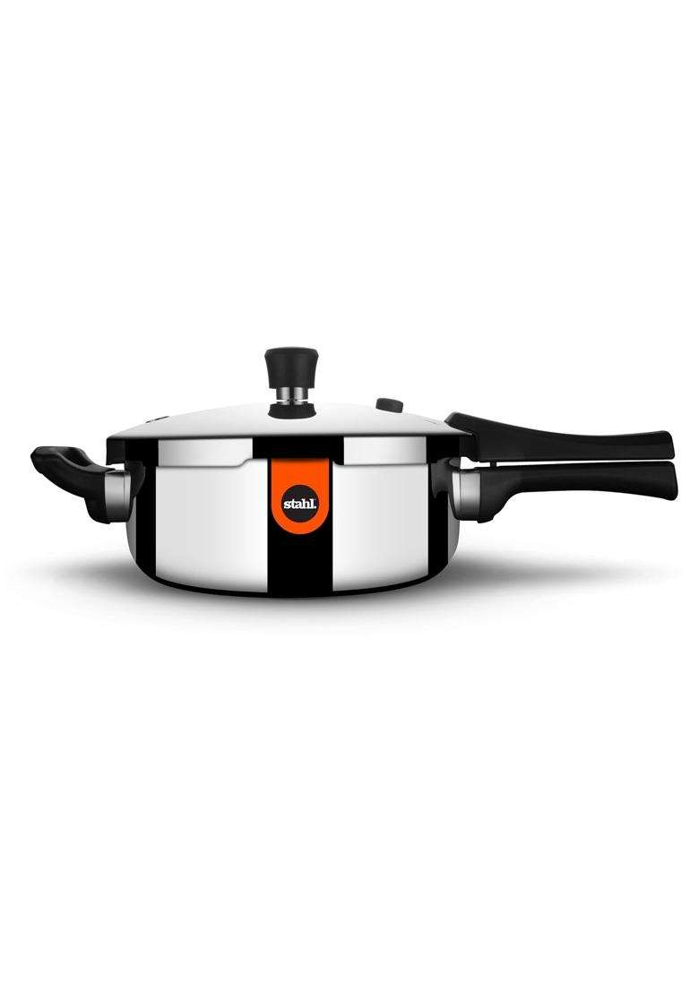 stahl Xpress Triply Triply Pressure Cooker Pan | 3.5 L | 3.7 Qt | Induction Compatible - Indya
