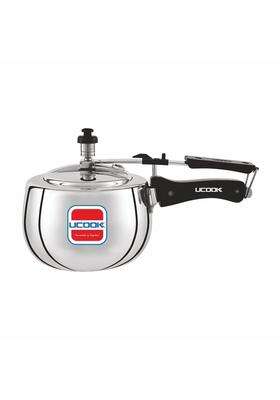 UCOOK By United Ekta Group Silvo Bulging Shape Aluminium Inner Lid Non-Induction | 3 L | 3.2 Qt