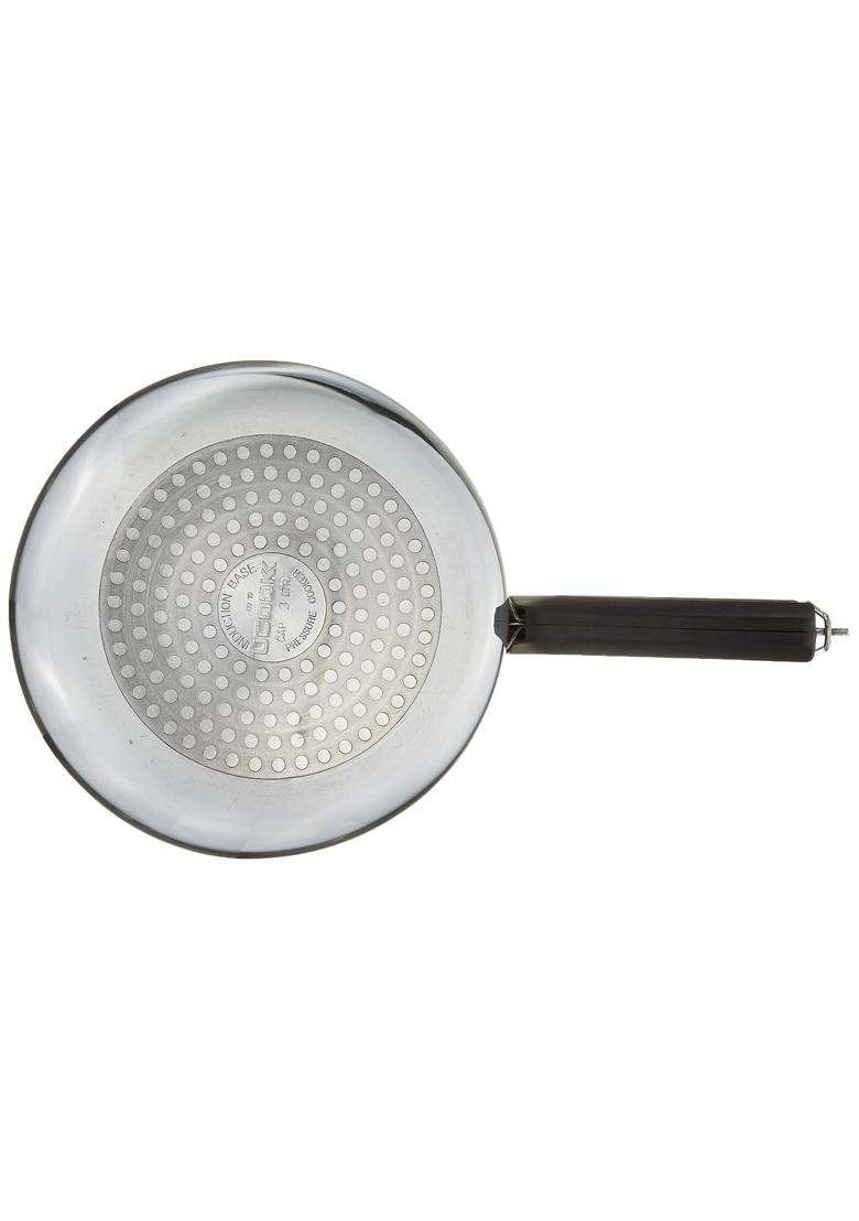 UCOOK By United Ekta Engg. Silvo Plus Induction Base Inner Lid Aluminium Pressure | 3 L | 3.2 Qt - Indya