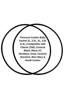 QUICK CLICK GOODS Pressure Cooker Suitable Baby Gasket | 2 L | 2.1 Qt | Pack of 2 | Non-Stick