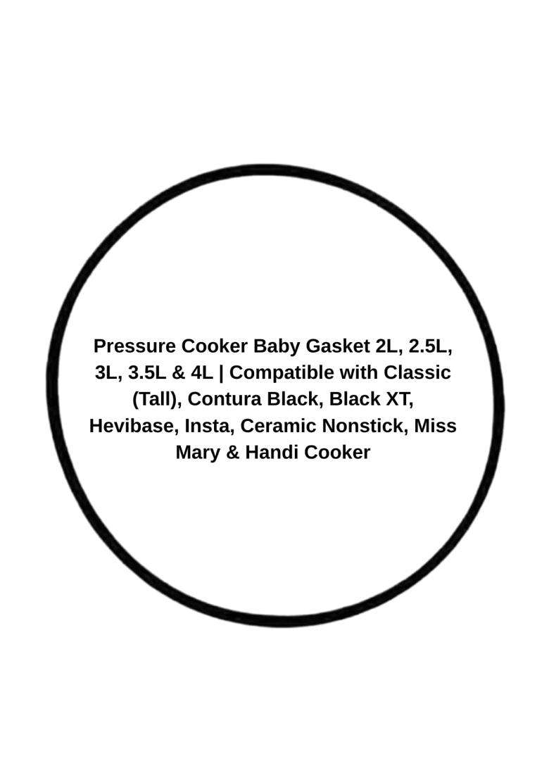QUICK CLICK GOODS Pressure Cooker Suitable Baby Gasket | 2 L | 2.1 Qt | Pack of 2 | Non-Stick - Indya